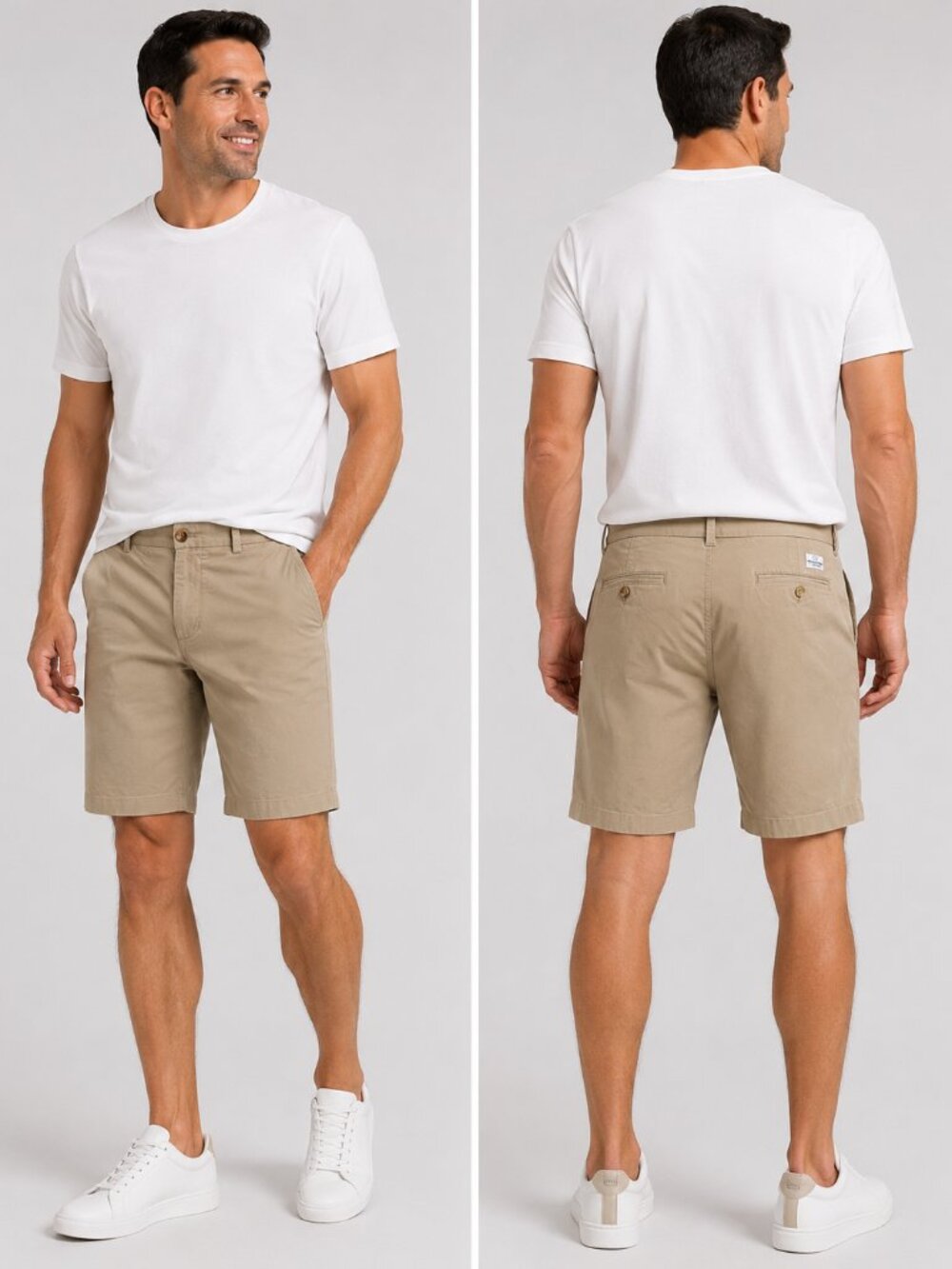 Vineyard Vines Men's Khaki 10" Breaker Shorts - Size 35